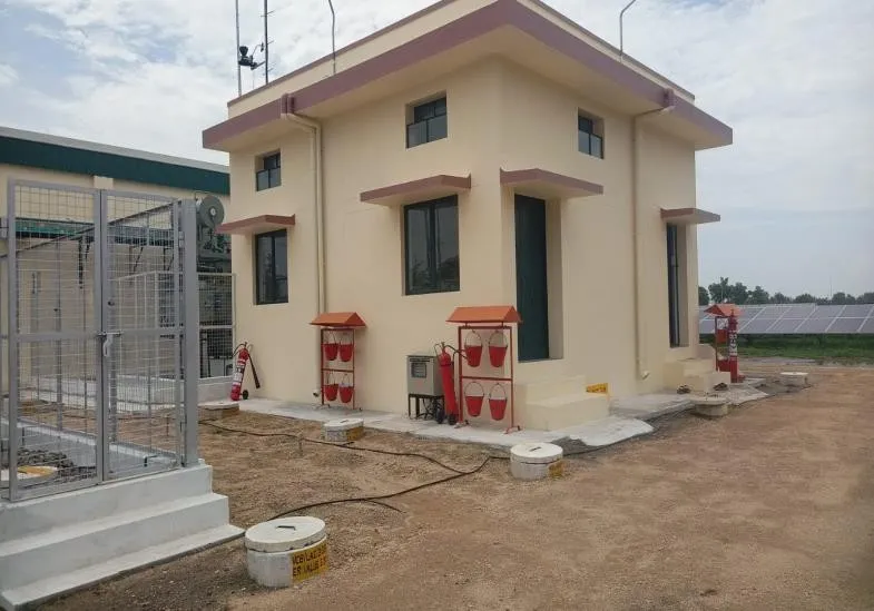 Main Control room for solar plant