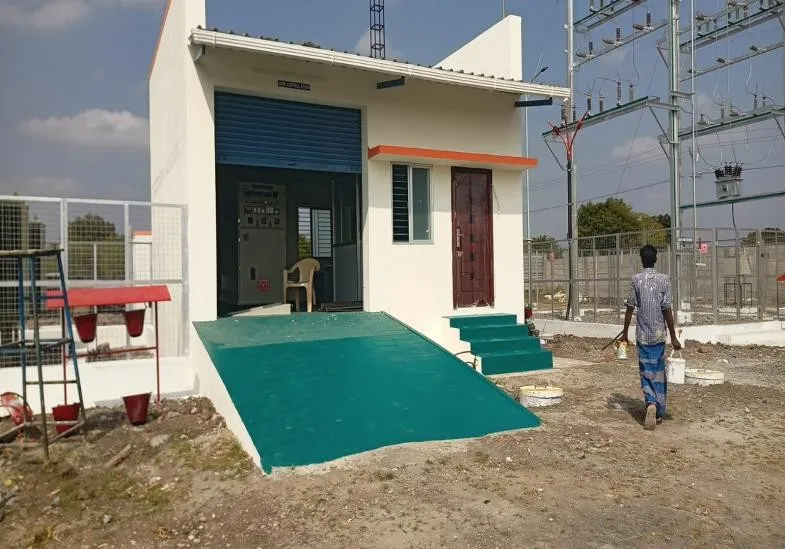 Main Control room for solar plant