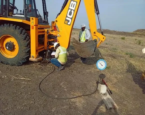 Pile test for MMS foundation as per NABL Standards
