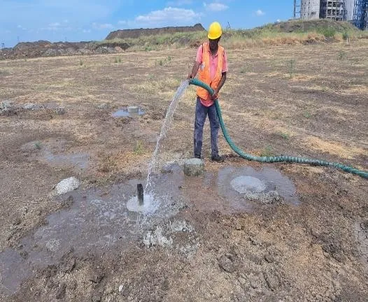 Pile test for MMS foundation as per NABL Standards