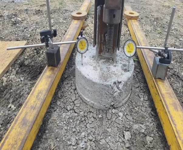 Pile test for MMS foundation as per NABL Standards